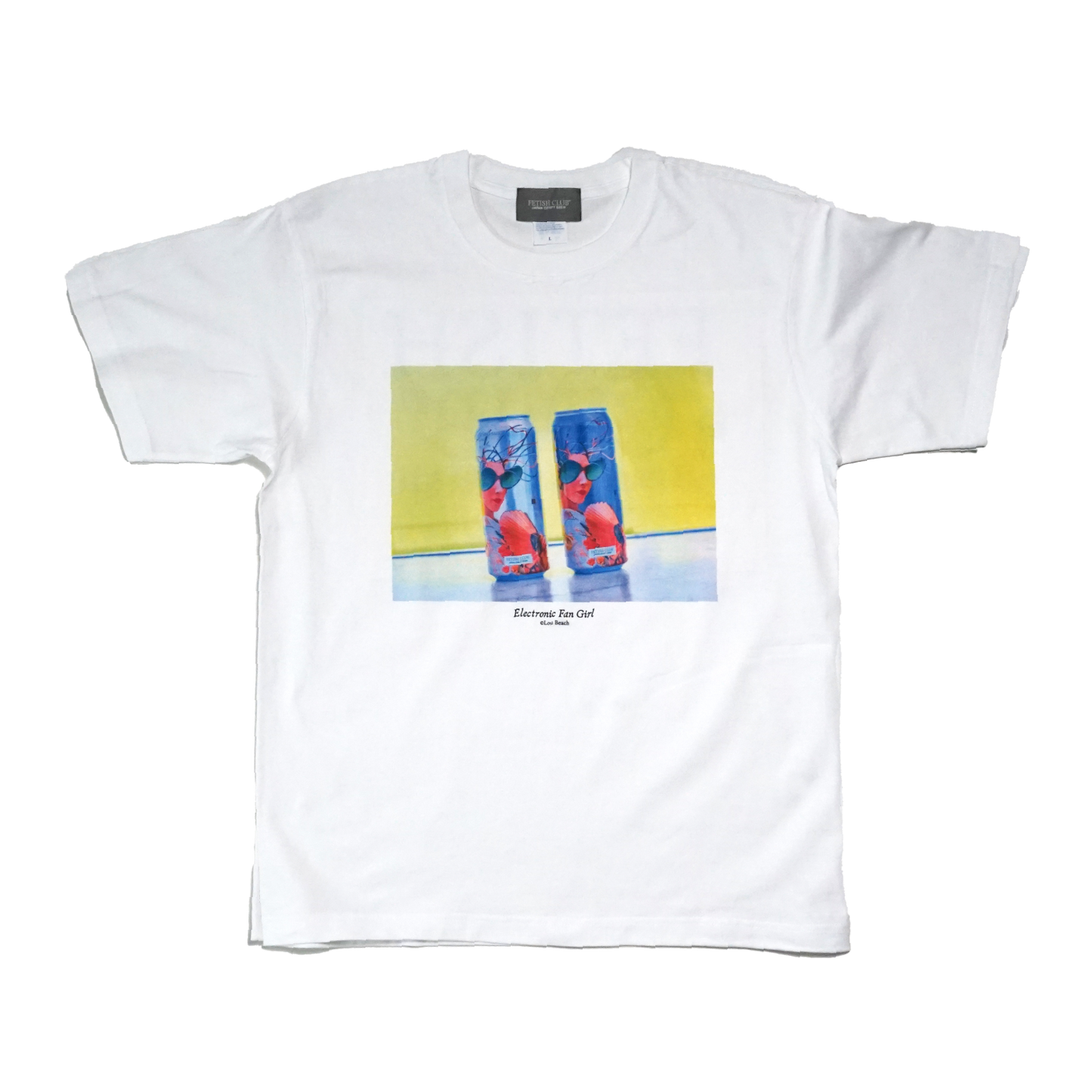 “Electronic Fan Girl” フロントフォトTシャツ